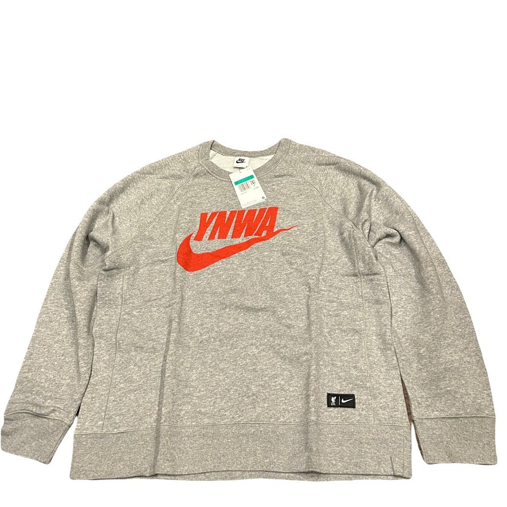 NWT Liverpool FC Nike Heritage Raglan Pullover Sweatshirt